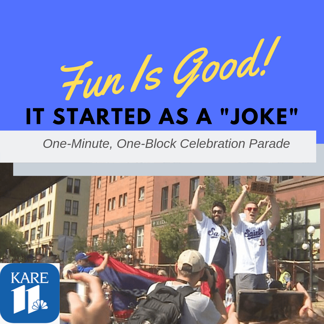 OneMinute, OneBlock Parade Fun Is Good